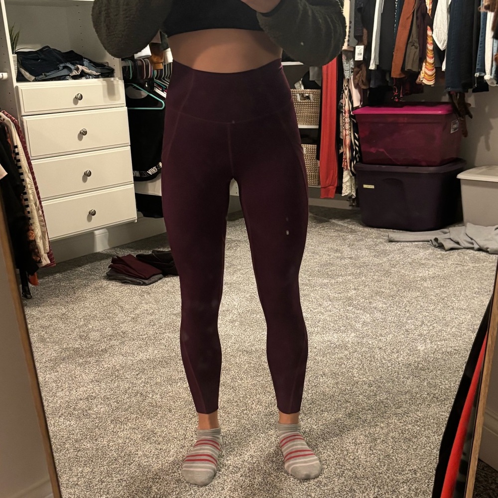 P'tula Deep Burgundy Leggings, size small